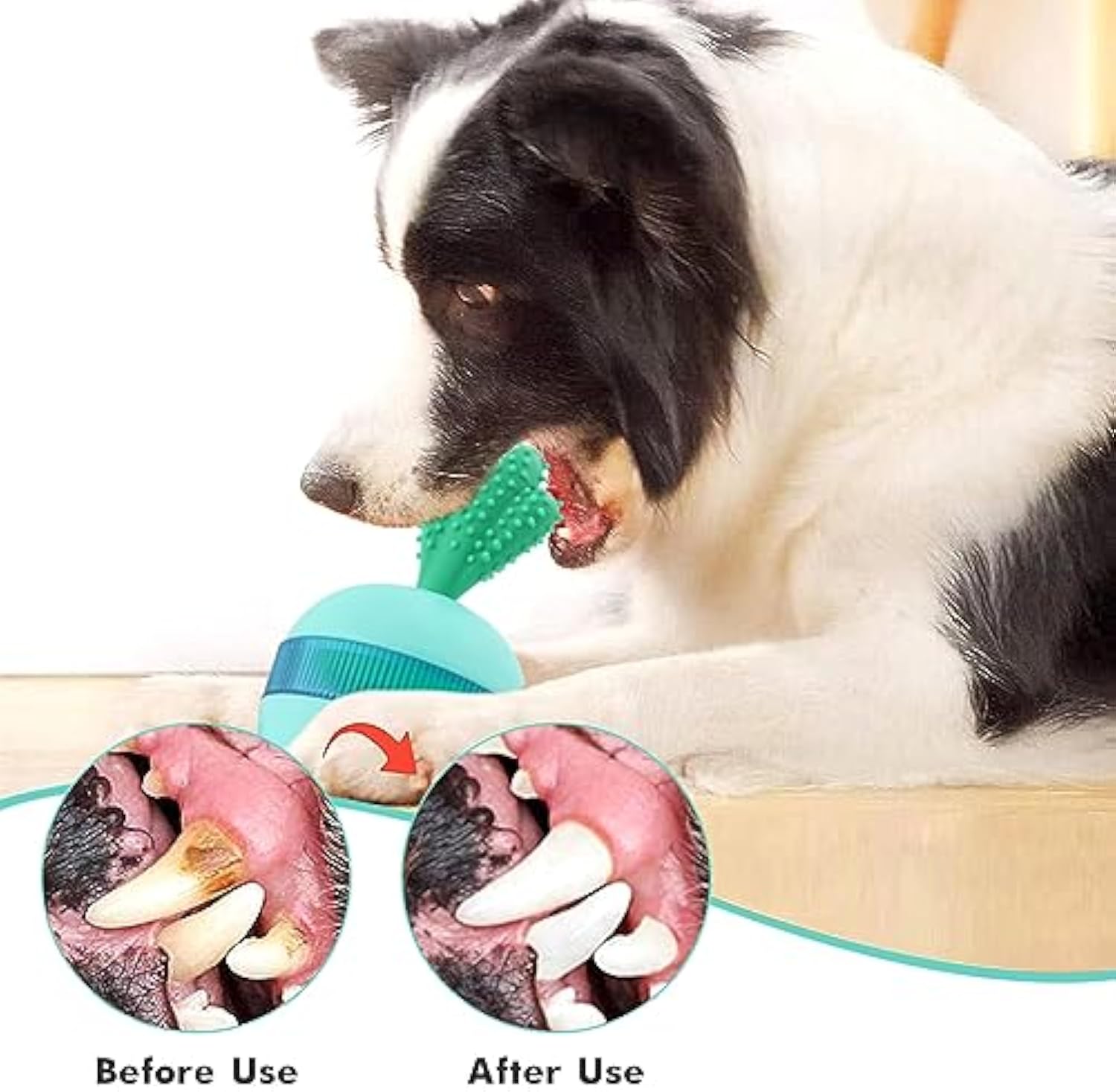 KFX-1101117 Interactive Treat Dispensing Dog Toy - Food Puzzle Ball for Medium to Large Dogs, Durable Rubber Chew Toy