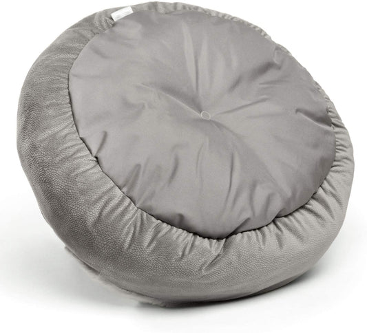 KFX-1101885 Classic Suede and Plush Pet Cover Quilt for Deep Sleep Bed - 60x60x18cm