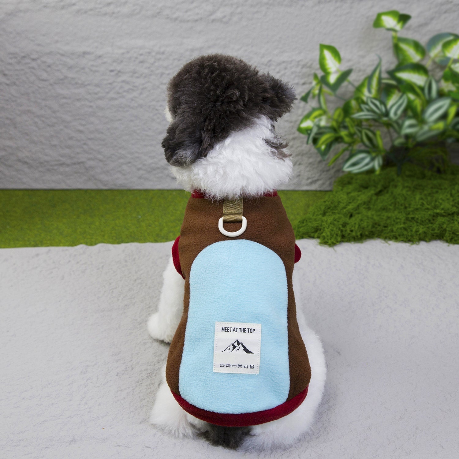 KFX-1102397 Cozy Unisex Dog Apparel for Fall and Winter in Brown, Beige, and Orange