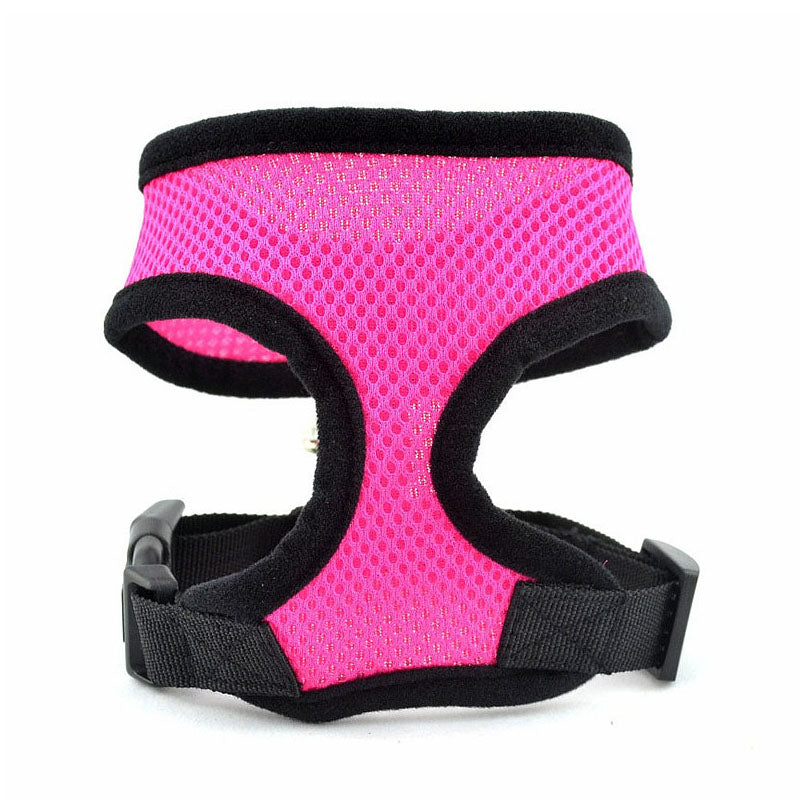 KFX-1102909 Padded Vest for Small Dogs and Cats - Adjustable Nylon Suit with Stainless Steel Accessories