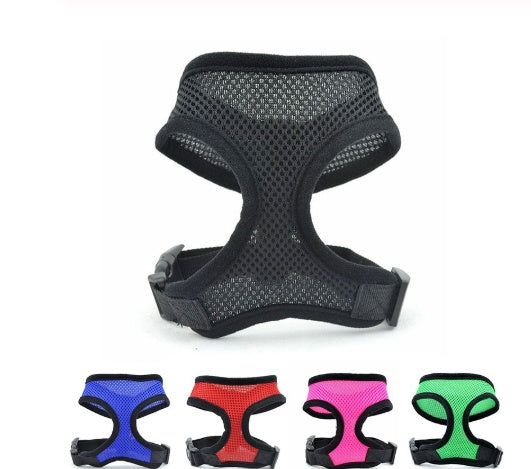 KFX-1102909 Padded Vest for Small Dogs and Cats - Adjustable Nylon Suit with Stainless Steel Accessories