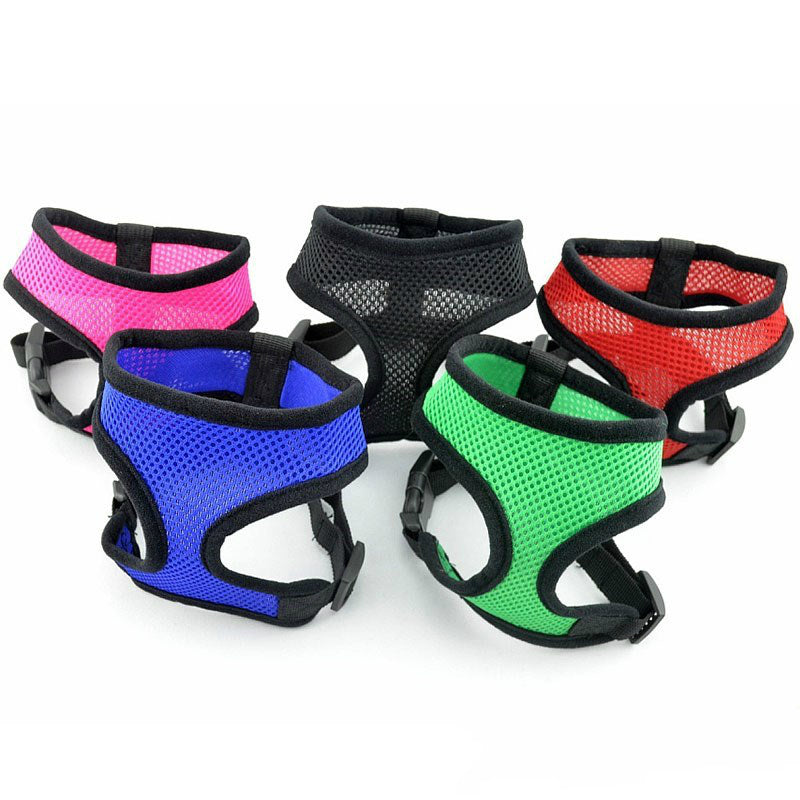 KFX-1102909 Padded Vest for Small Dogs and Cats - Adjustable Nylon Suit with Stainless Steel Accessories
