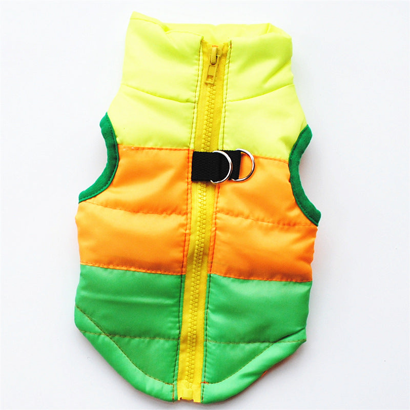 KFX-1108029 Padded Winter Vest for Pets in Various Colors and Sizes