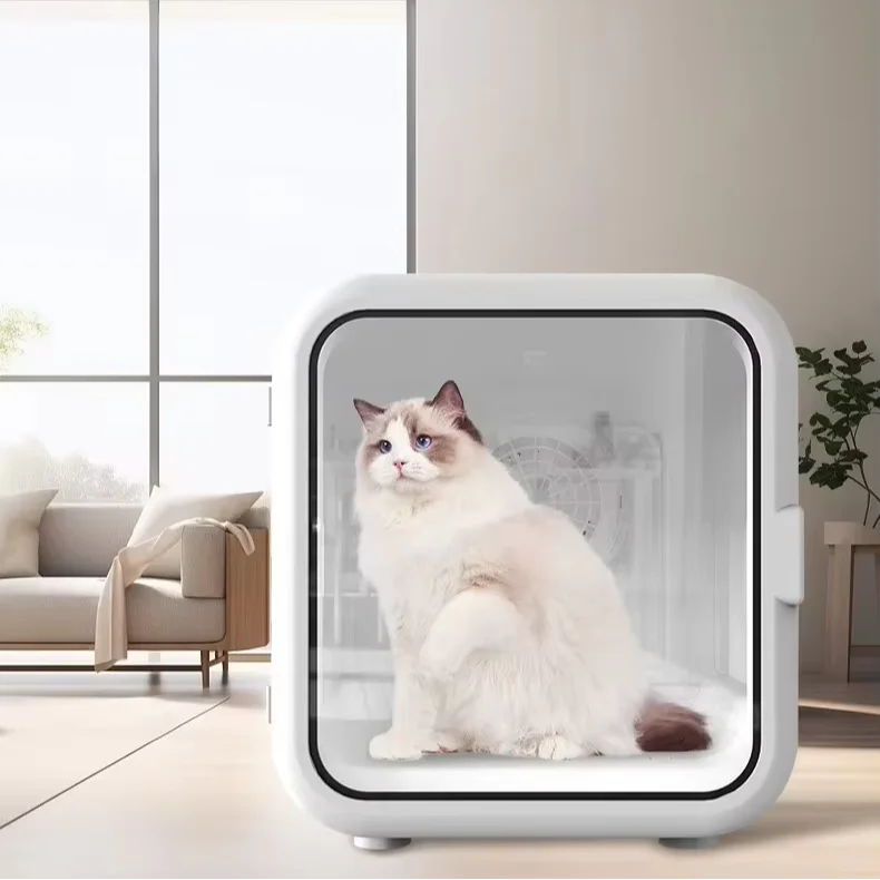 KFX-110867 Eco-Friendly 62L Automatic Pet Hair Dryer Box with Temperature Control for Dogs and Cats, Ultra Quiet, Indoor/Outdoor Use