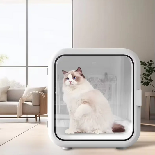 KFX-110867 Eco-Friendly 62L Automatic Pet Hair Dryer Box with Temperature Control for Dogs and Cats, Ultra Quiet, Indoor/Outdoor Use