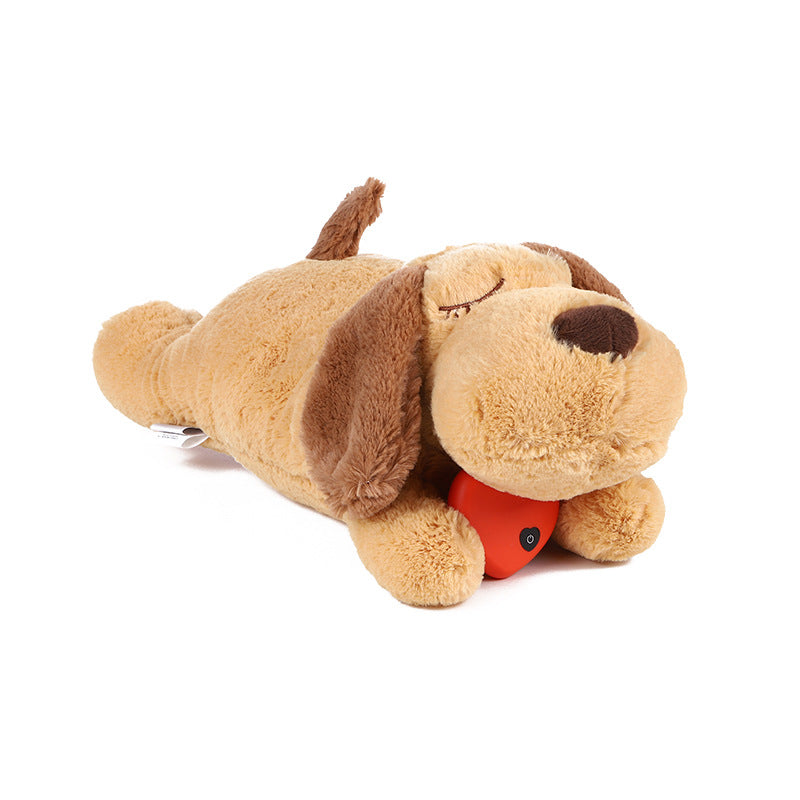 KFX-1110205 Heartbeat Plush Puppy Training Toy for Anxiety Relief and Chewing
