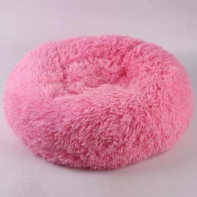 KFX-1119165 Cozy Round Plush Pet Kennel for Small to Large Dogs and Cats