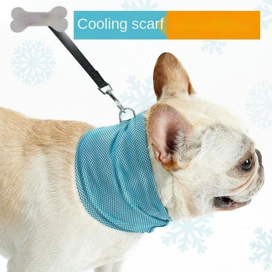KFX-1122493 Cooling Dog Bandana Scarf - Instant Heat Relief Towel for Summer Outdoor Activities