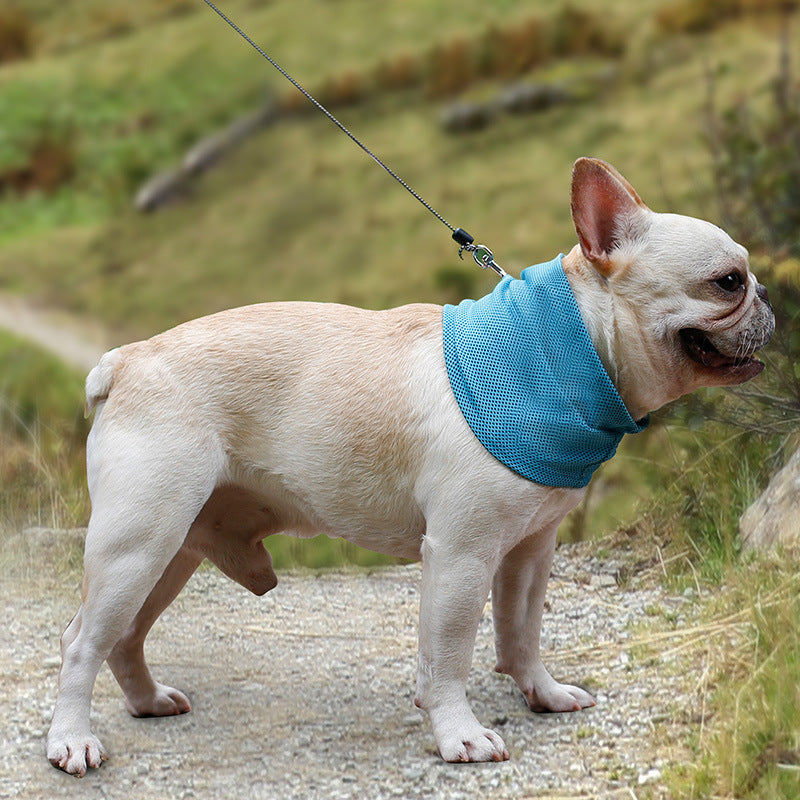 KFX-1122493 Cooling Dog Bandana Scarf - Instant Heat Relief Towel for Summer Outdoor Activities