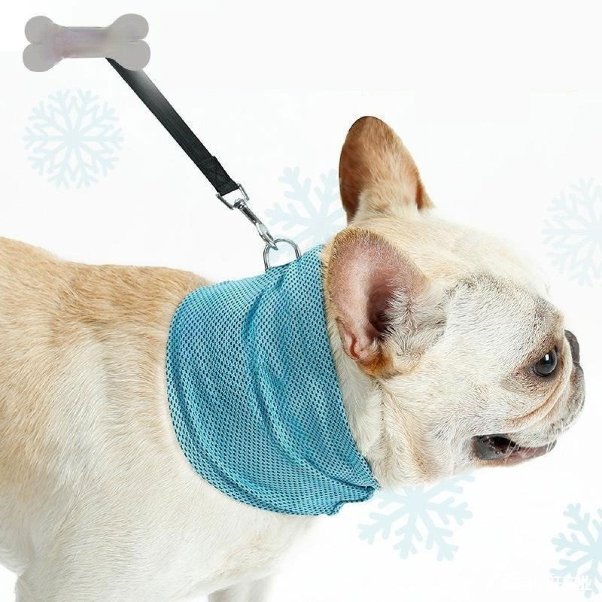 KFX-1122493 Cooling Dog Bandana Scarf - Instant Heat Relief Towel for Summer Outdoor Activities