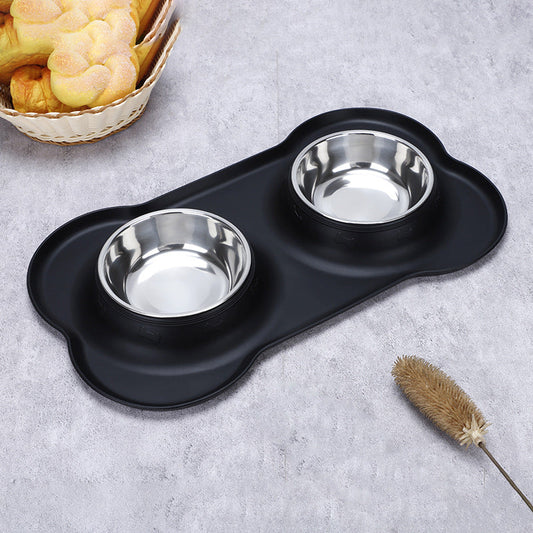 KFX-1125053 Foldable Silicone Pet Bowl - Anti-Spill Design, Multi-Size Options Available