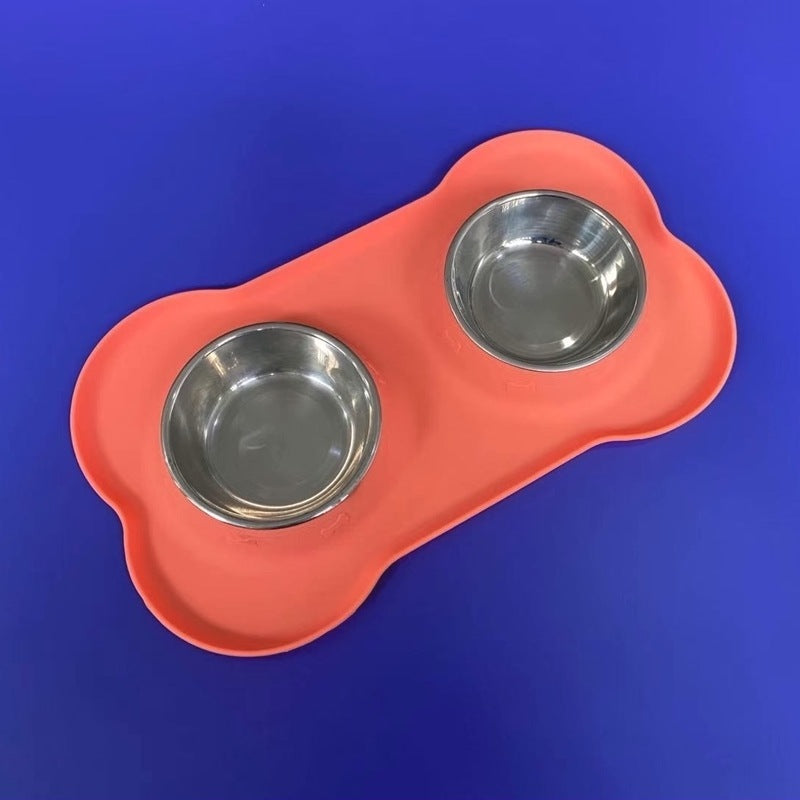 KFX-1125053 Foldable Silicone Pet Bowl - Anti-Spill Design, Multi-Size Options Available