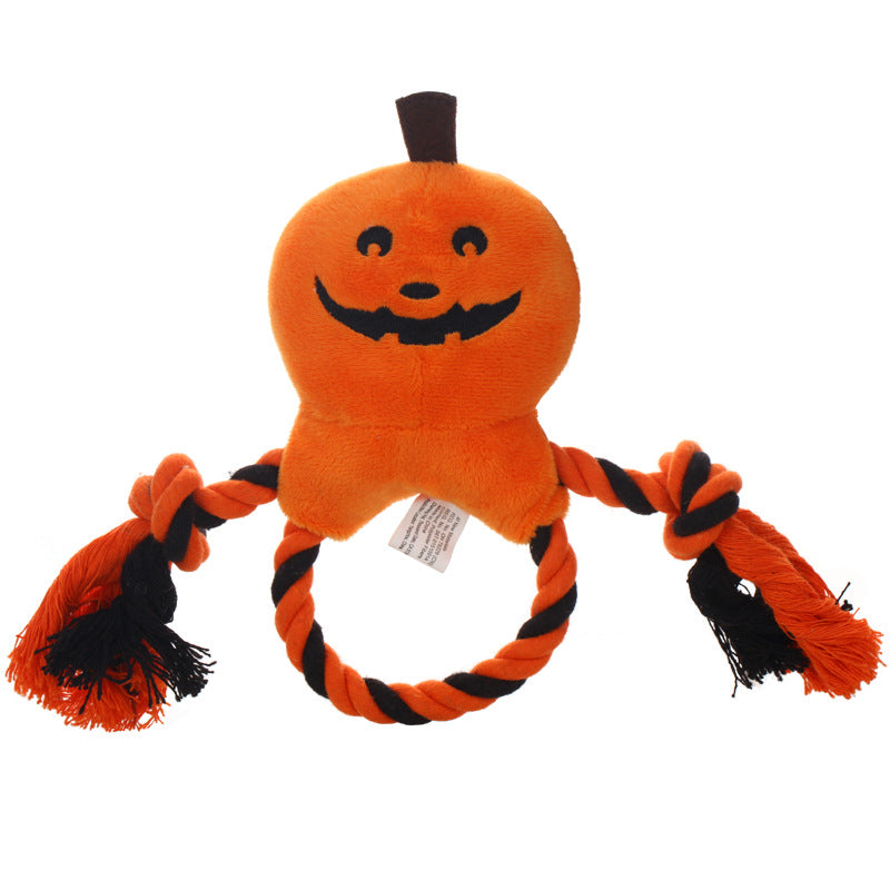 KFX-1131453 Durable Cotton Rope Knot Toy for Dogs – Ideal for Chewing and Vocal Training