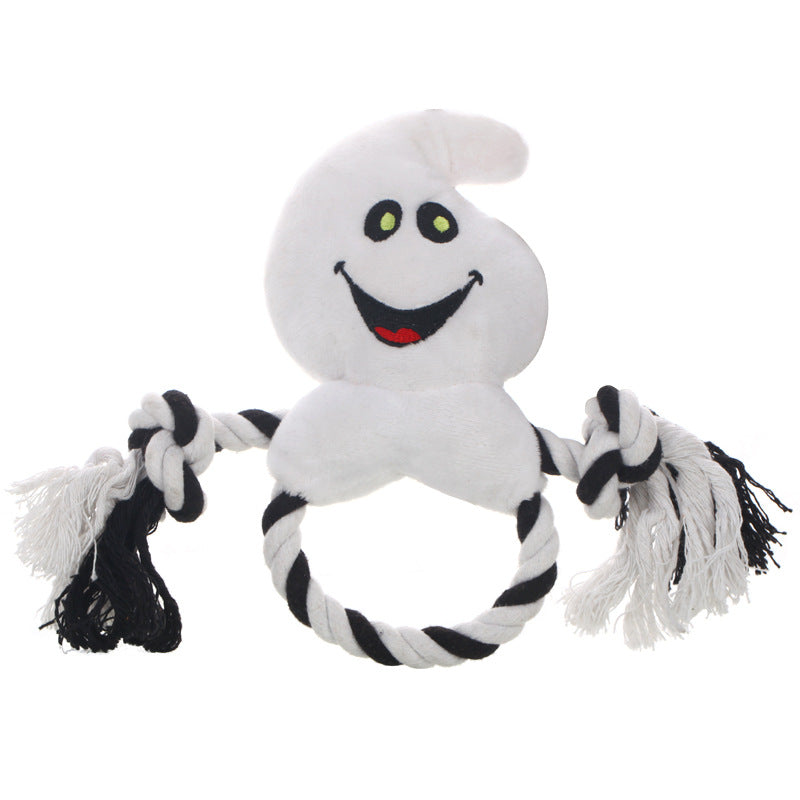 KFX-1131453 Durable Cotton Rope Knot Toy for Dogs – Ideal for Chewing and Vocal Training