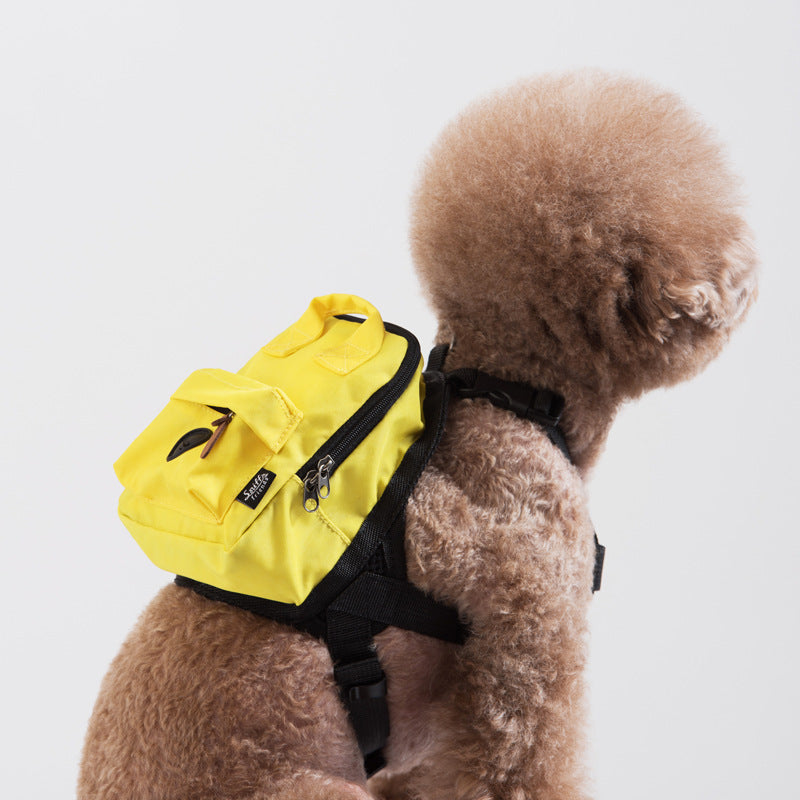 KFX-1132861 Washable Square Pet Backpack for Small Dogs - Pink, Army Green, Yellow Options