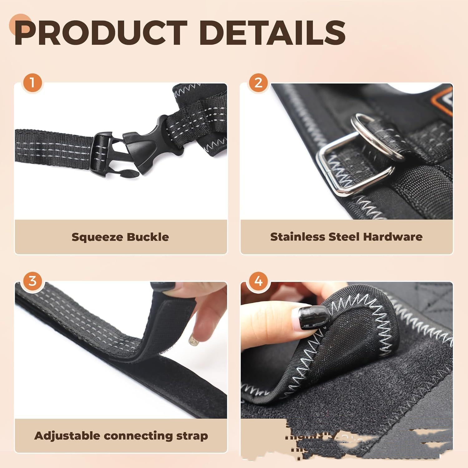 KFX-1133245 Acl Knee Pad for Joint Pain Relief in Hip Dysplasia, Adjustable Protective Strap Available in M, L, XL
