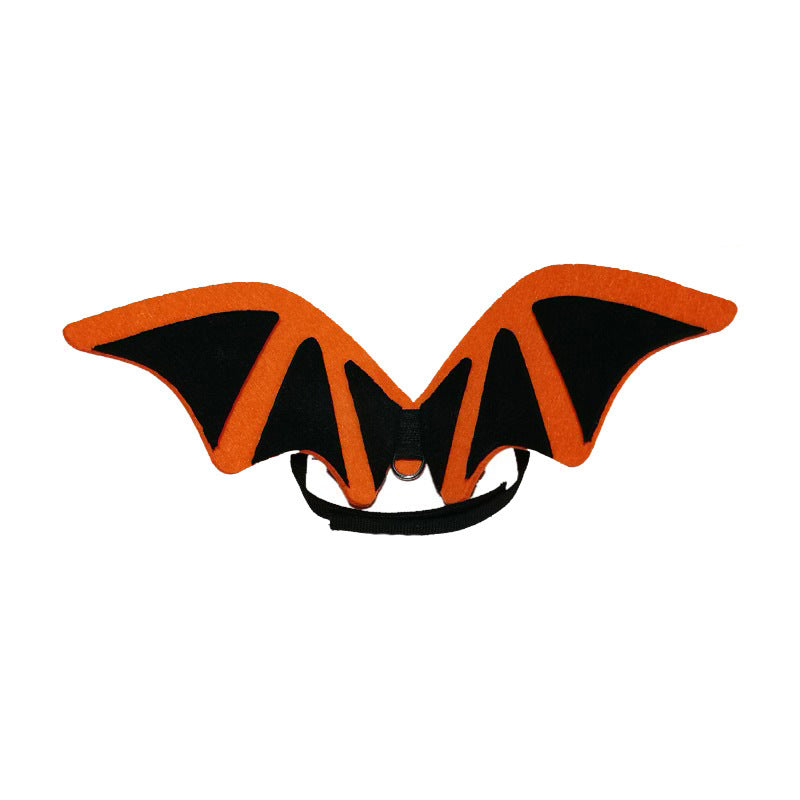 KFX-1138621 Halloween Pet Costume Set with Bat Wings, Bow Tie, and Hat Accessories