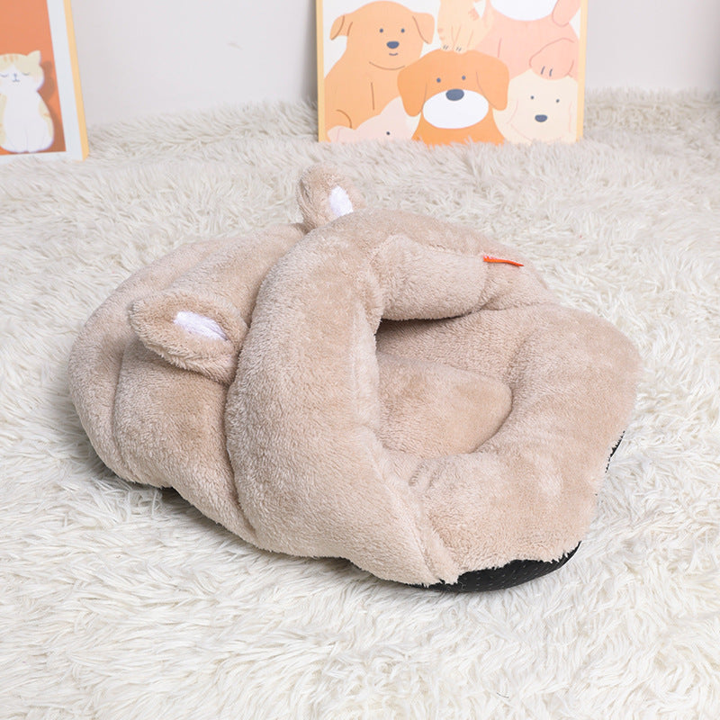 KFX-1140413 Cozy Indoor Pet Bed for Dogs and Cats - Soft Warm Cushion Nest