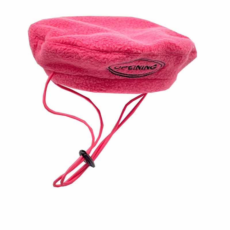 KFX-1141181 Chic Velvet Pet Dog Hat with Beret Style in Various Colors