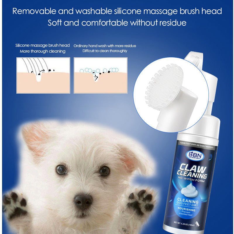 KFX-1143997 Dog Foot Washing Artifact with Plant Extracts and Jojoba Oil - 150ml Cleanser for Pet Health