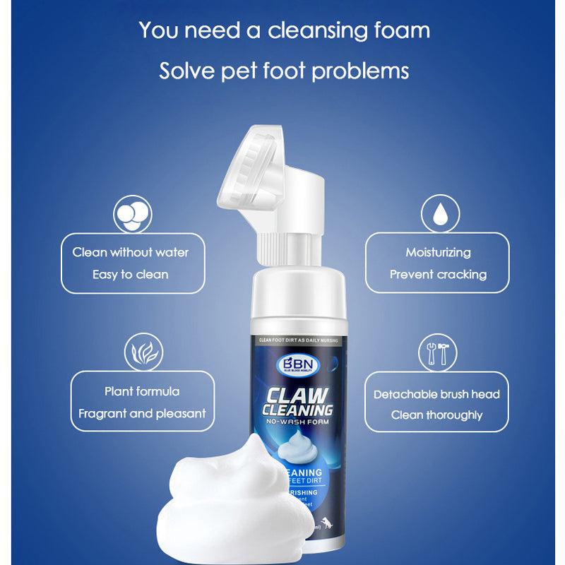 KFX-1143997 Dog Foot Washing Artifact with Plant Extracts and Jojoba Oil - 150ml Cleanser for Pet Health