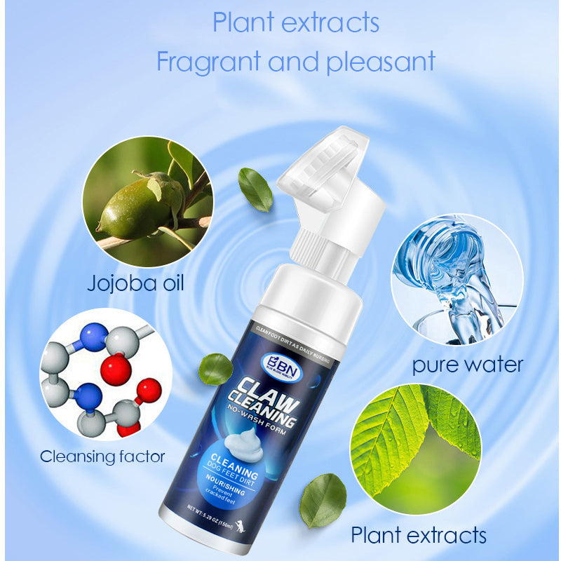 KFX-1143997 Dog Foot Washing Artifact with Plant Extracts and Jojoba Oil - 150ml Cleanser for Pet Health