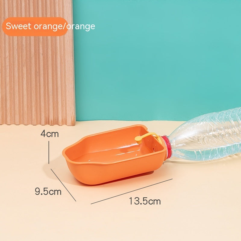 KFX-1147965 Portable Pet Outdoor Water Dispenser with Accompanying Cup - Available in Green, Orange, and Blue