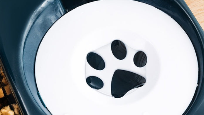 KFX-1148093 Automatic Pet Feeder with Integrated Cat and Dog Bowl for Convenient Feeding