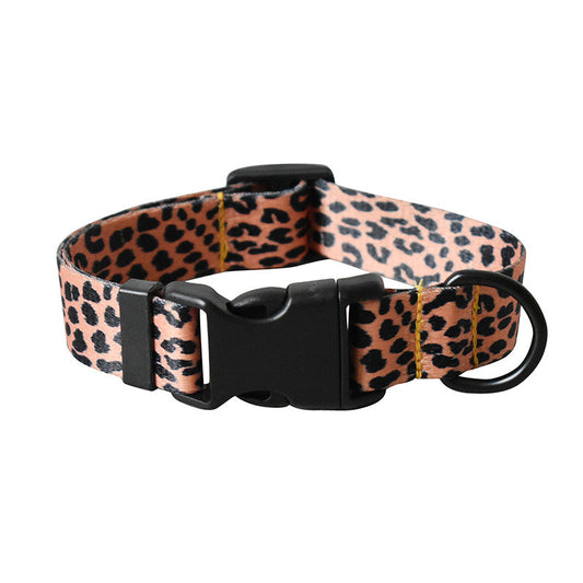 KFX-1149885 Ethnic Style Printed Dog Collar, Color Grid Design in Multiple Patterns and Sizes