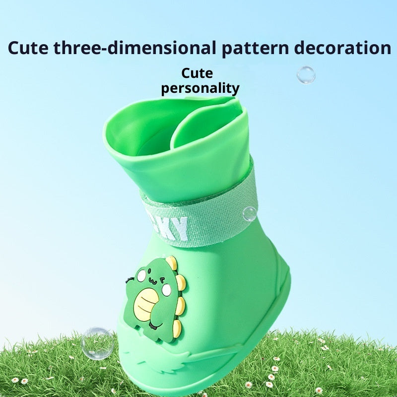 KFX-1154493 Waterproof Anti-Slip Dog Shoes for Medium and Large Breeds, Multiple Sizes Available
