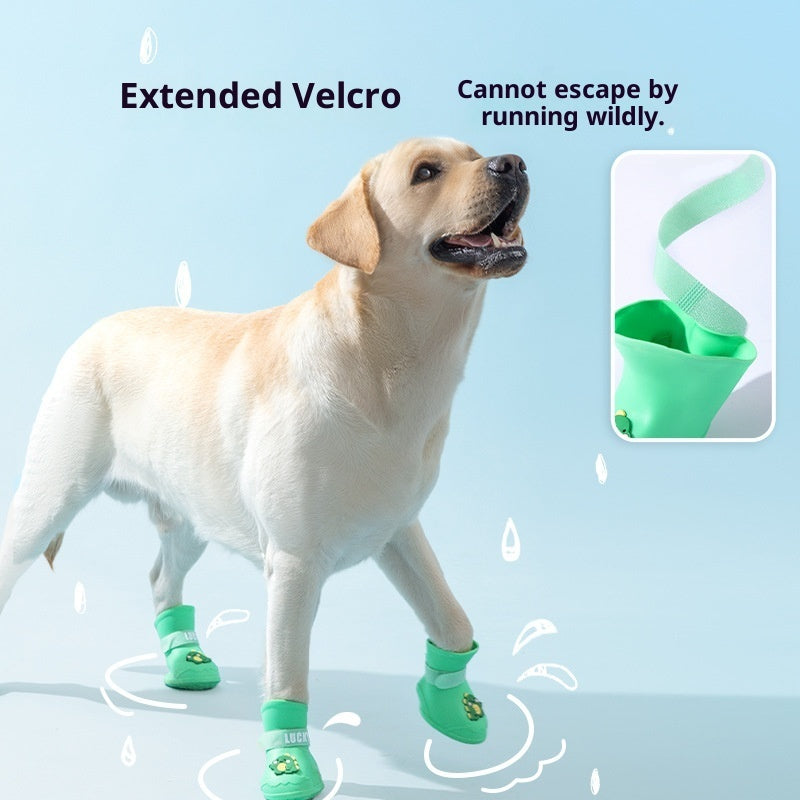 KFX-1154493 Waterproof Anti-Slip Dog Shoes for Medium and Large Breeds, Multiple Sizes Available