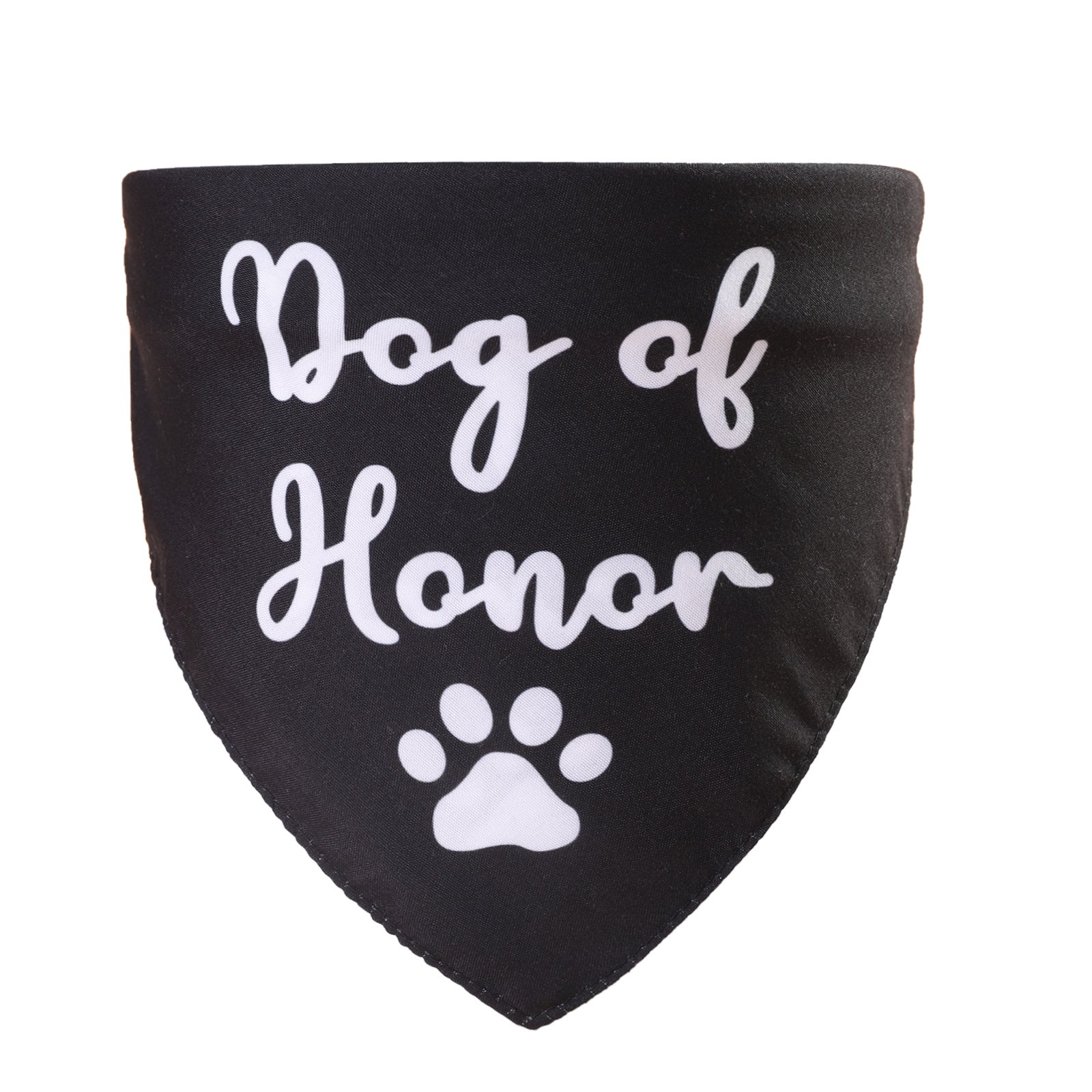 KFX-1155261 Double-Layer Polyester Pet Saliva Towel for Wedding Season - Size 48x48x70cm, Fits Neck Circumference 25-48CM