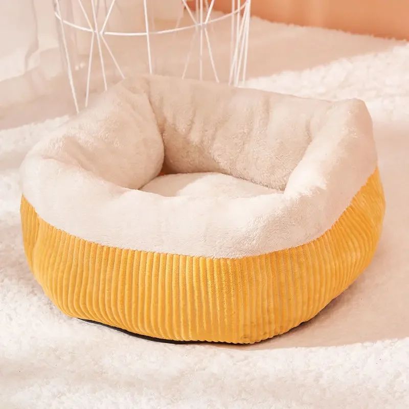 KFX-1157693 Cozy Circular Cat Sofa Bed for Kittens and Puppies - Durable Washable Pet Nest