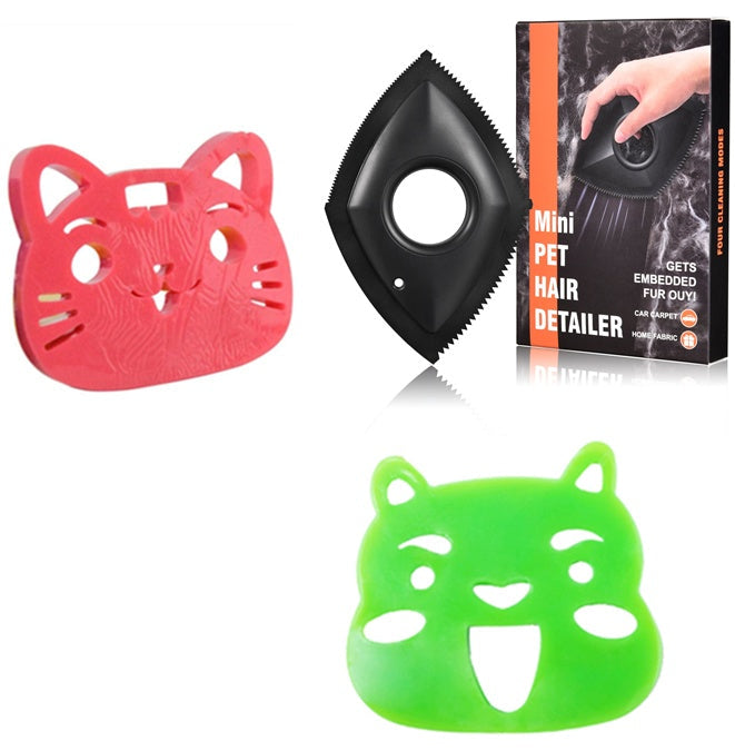 KFX-1159229 Pet Hair Lint Collector and Remover for Laundry - Reusable PU Soft Rubber Catcher