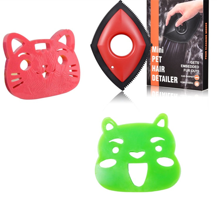 KFX-1159229 Pet Hair Lint Collector and Remover for Laundry - Reusable PU Soft Rubber Catcher
