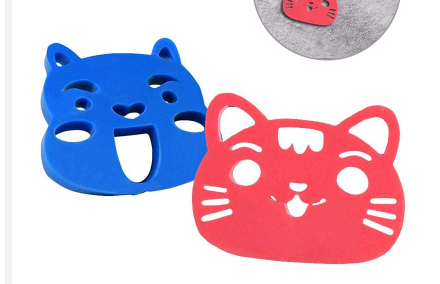 KFX-1159229 Pet Hair Lint Collector and Remover for Laundry - Reusable PU Soft Rubber Catcher
