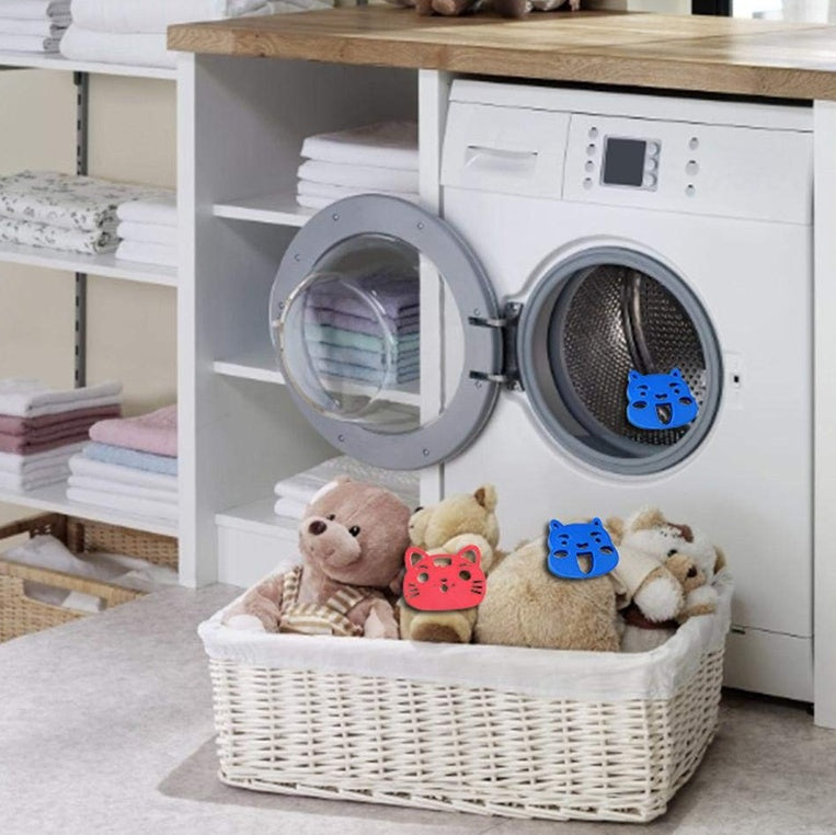KFX-1159229 Pet Hair Lint Collector and Remover for Laundry - Reusable PU Soft Rubber Catcher