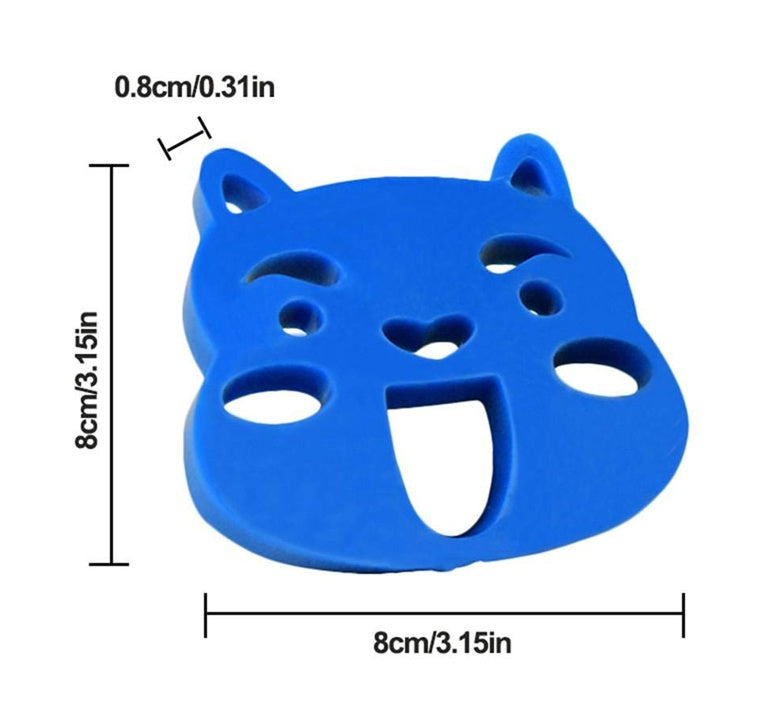 KFX-1159229 Pet Hair Lint Collector and Remover for Laundry - Reusable PU Soft Rubber Catcher