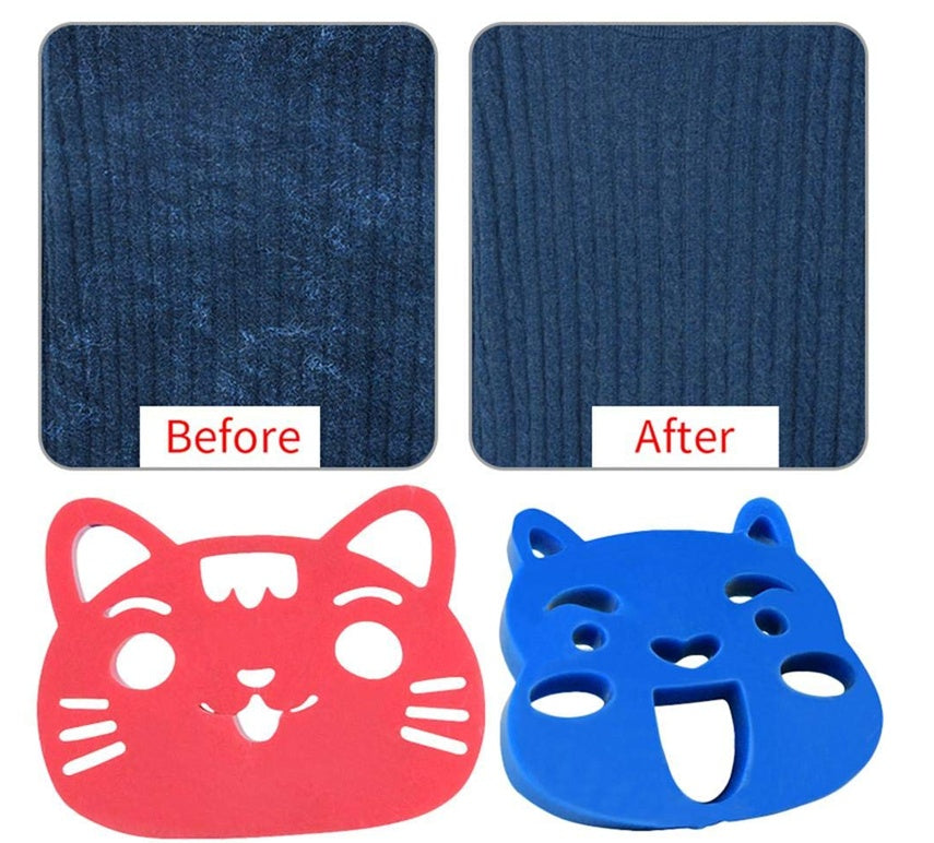 KFX-1159229 Pet Hair Lint Collector and Remover for Laundry - Reusable PU Soft Rubber Catcher