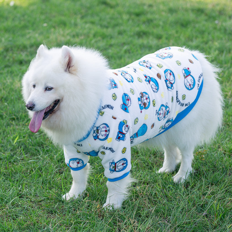 KFX-1161789 Cow Print Dog Transformation Dress for Big Dogs - Sizes 3XL to 9XL