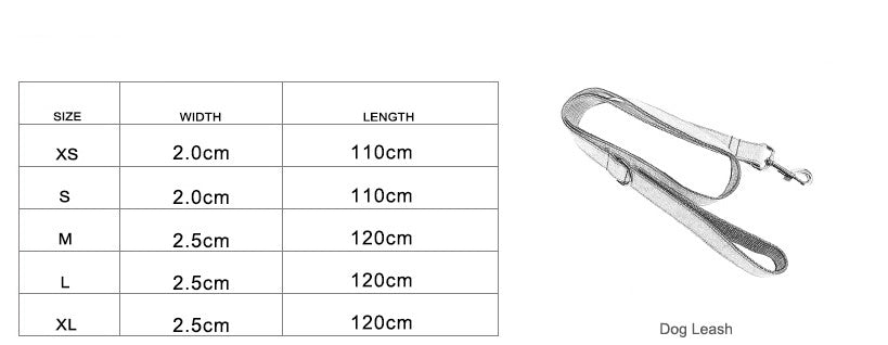 KFX-1165373 Brown Suit Dog Traction Collar - Durable Polyester Leash with Adjustable Sizes XS to XL