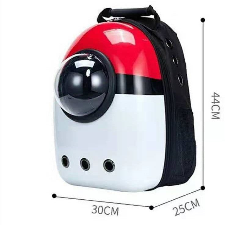 KFX-1165629 Transparent Portable Pet Space Capsule Backpack with Ventilation and Extendable View