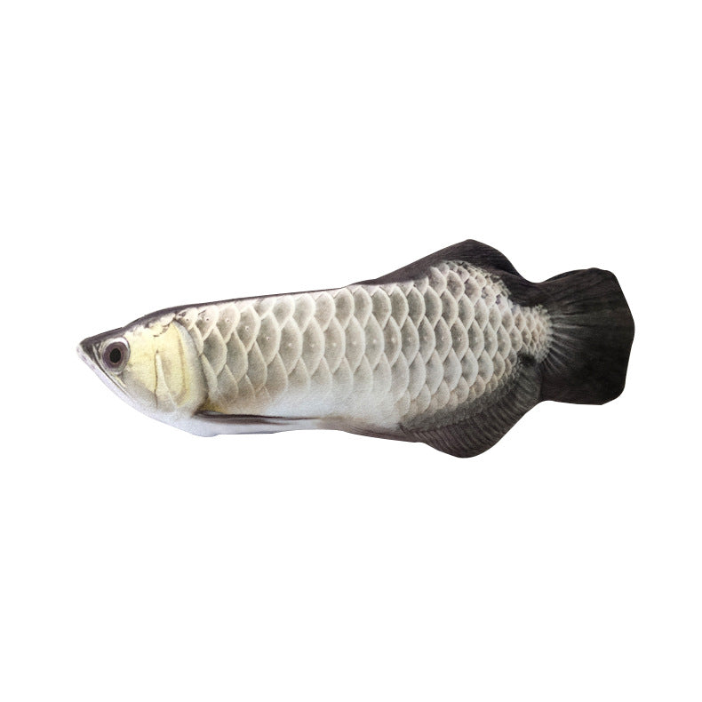 KFX-1169981 Electric Bionic Fish Plush Cat Toy - Interactive Catnip Fish for Playtime