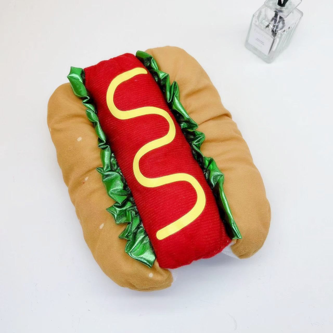 KFX-1174717 Cozy Hamburger Costume for Pets - Warm Carnival Dress Up for Dogs and Cats