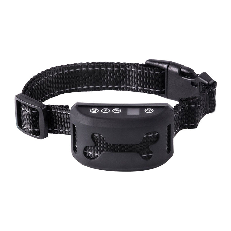 KFX-1176893 Rechargeable Dog Training Collar with Shock and Vibration Features - Fashionable Simple Design in Multiple Colors