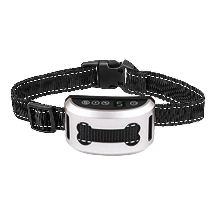 KFX-1176893 Rechargeable Dog Training Collar with Shock and Vibration Features - Fashionable Simple Design in Multiple Colors