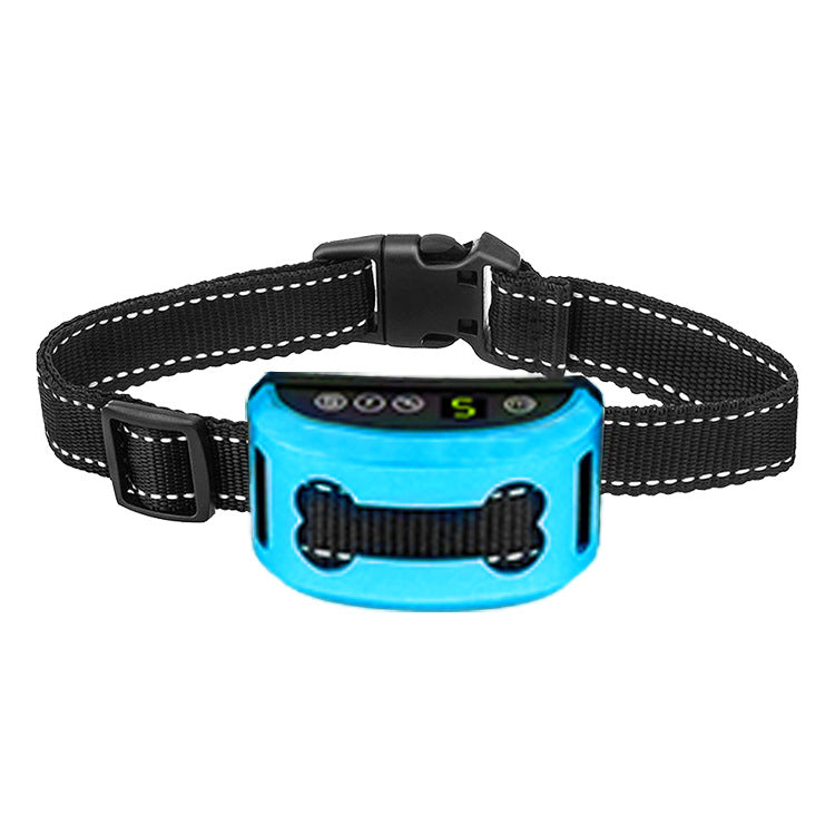KFX-1176893 Rechargeable Dog Training Collar with Shock and Vibration Features - Fashionable Simple Design in Multiple Colors