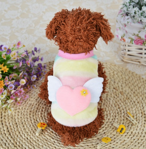 KFX-1181245 Charming Mini Dress for Small Pets in Coral Velvet - Various Designs Available