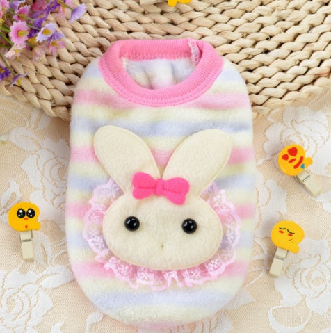 KFX-1181245 Charming Mini Dress for Small Pets in Coral Velvet - Various Designs Available