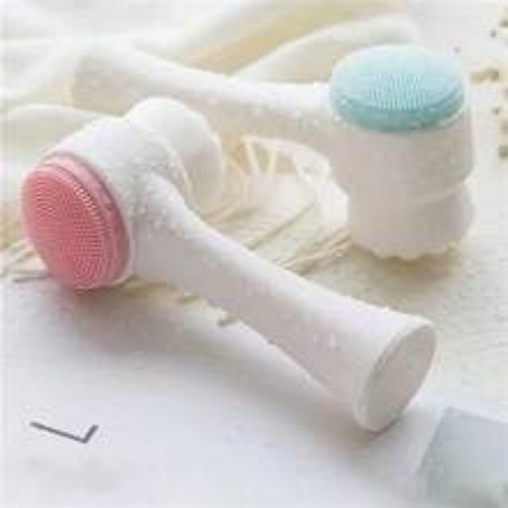 KFX-1187901 Gentle Nylon Pet Grooming Paw Brush for Cats and Dogs - Easy Clean Massage Tool